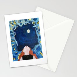 Woman in Paris Stationery Cards