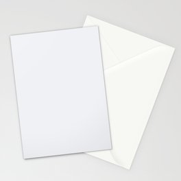 Beluga White Stationery Card