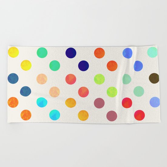 Polka Proton Beach Towel