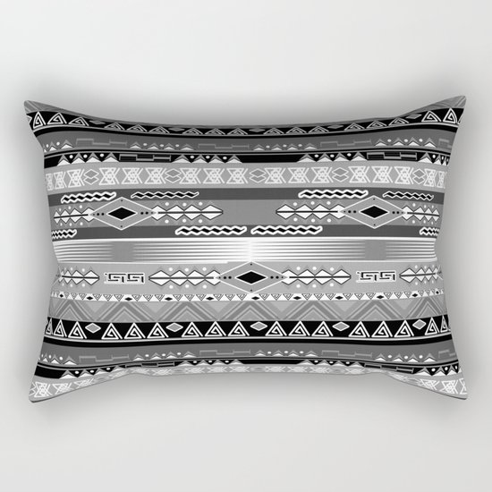 Ethnic stripes. Tribal pattern Indians. Rectangular Pillow