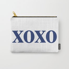 Navy XOXO Carry-All Pouch