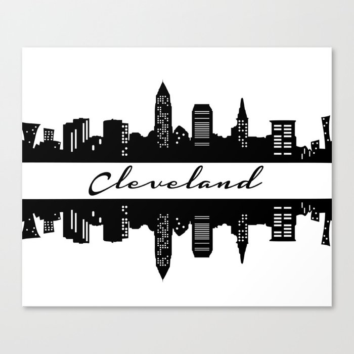 Cleveland Skyline Canvas Print
