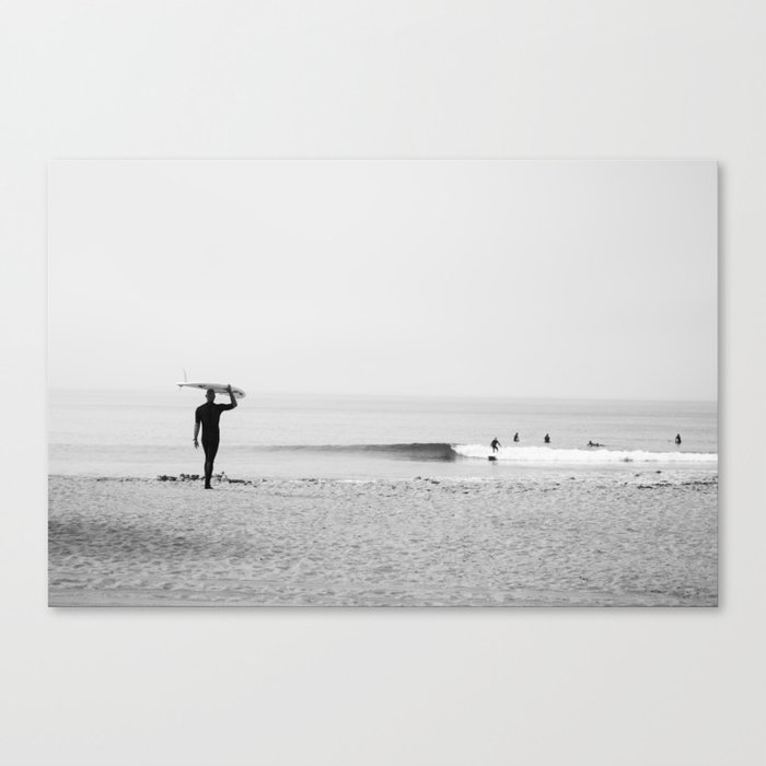 Surf Malibu Canvas Print
