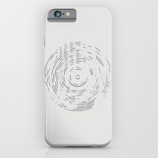 Record Black and White iPhone & iPod Case