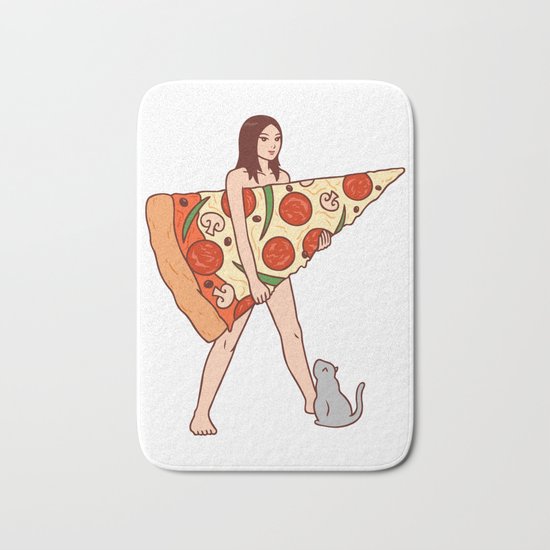 Play The Pizza Bath Mat