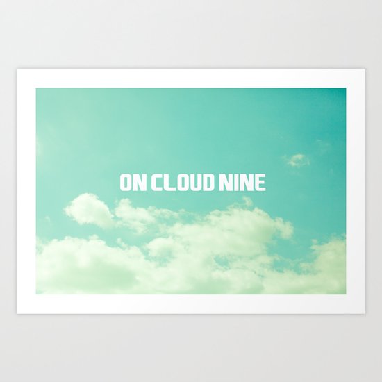 On Cloud Nine Art Print