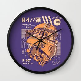 Robo-head Wall Clock