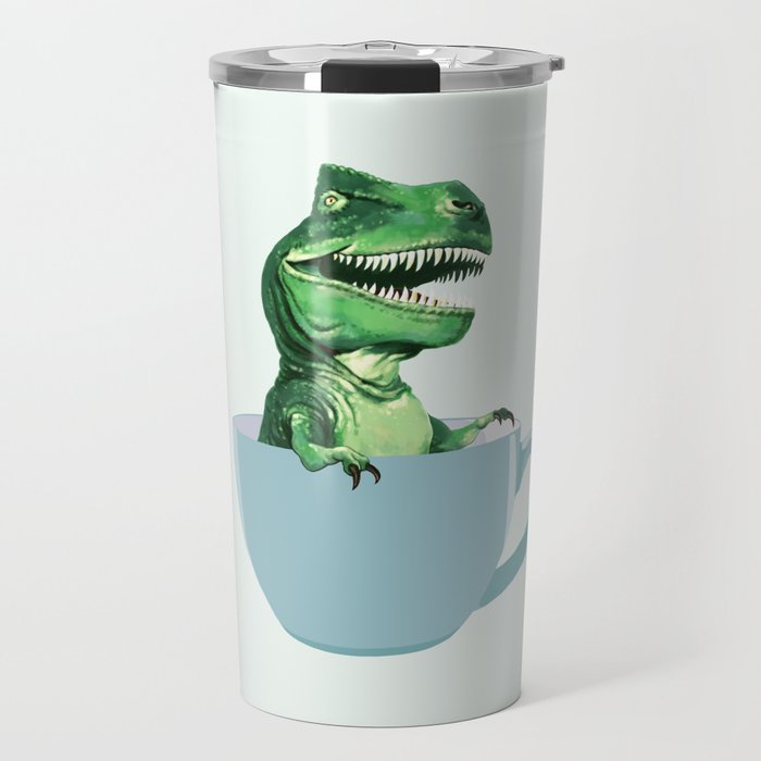 T-Rex in Cup #2 Travel Mug