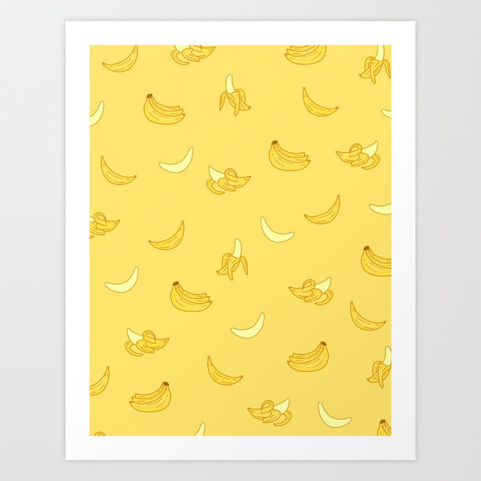 Banana Dance Art Print