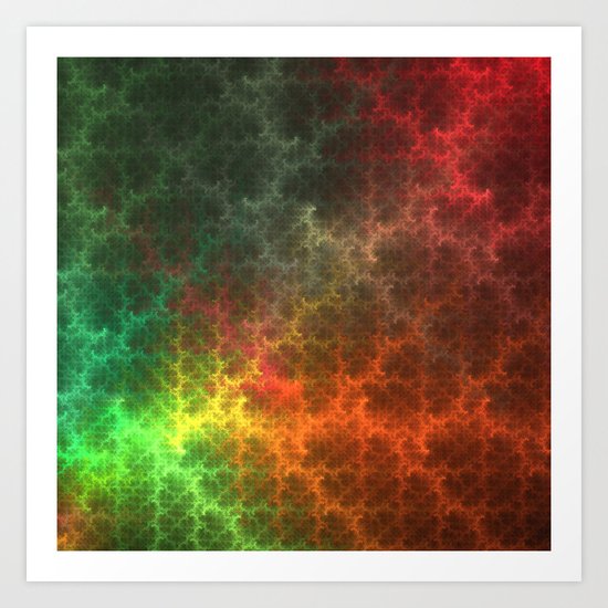 A Little Fractal Magic Art Print