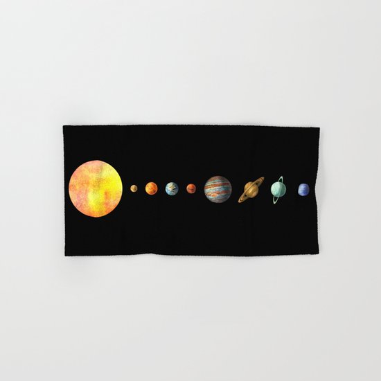 The Solar System Hand & Bath Towel