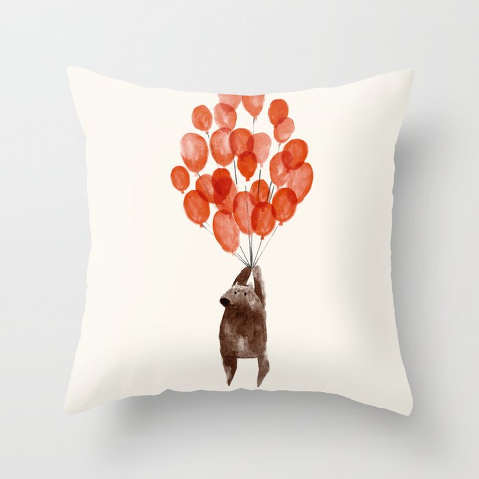 Almost take off Throw Pillow