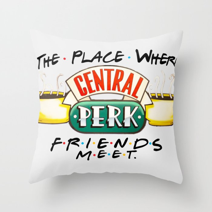 Central Perk Throw Pillow