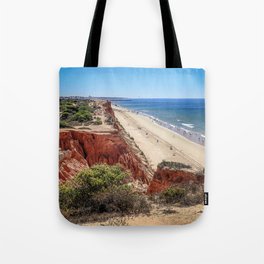 Portugal, Algarve, Beach Falesia Tote Bag