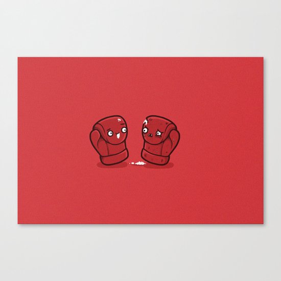 Boxing gloves Canvas Print