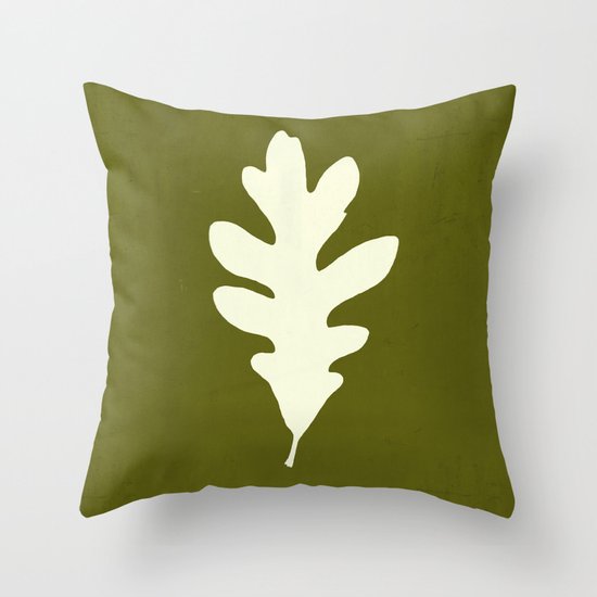 White Oak Throw Pillow
