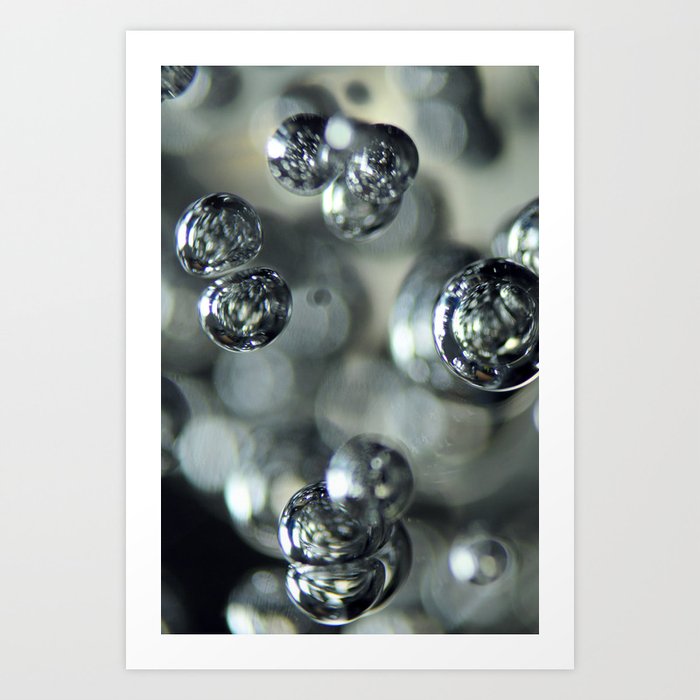 OXYgenesis Art Print | Photography, Macro, Digital, Color, Oxygenesis, Gregorkerle, Bubbles, Air