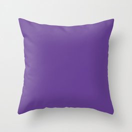 Deep Ultra Violet 2018 Fall Winter Color Trends Throw Pillow
