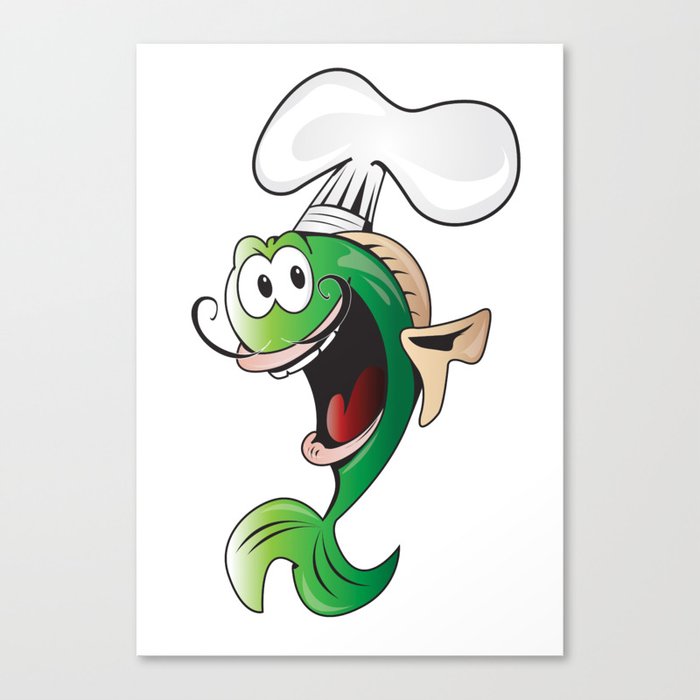 cooker fish Canvas Print