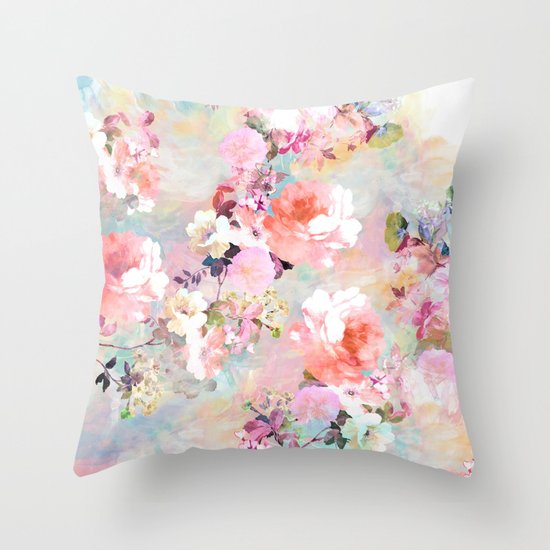 Love of a Flower Throw Pillow