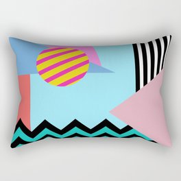 80s Memphis Design Pattern Rectangular Pillow