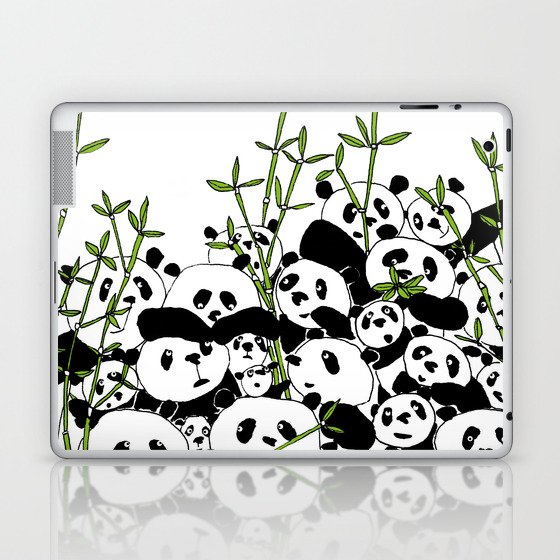 A Pandemonium of Pandas  Laptop & iPad Skin