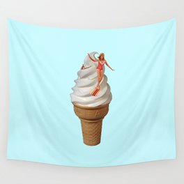 sweet surf 2 turquoise Wall Tapestry