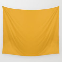 Dried Goldenrod Yellow Wall Tapestry