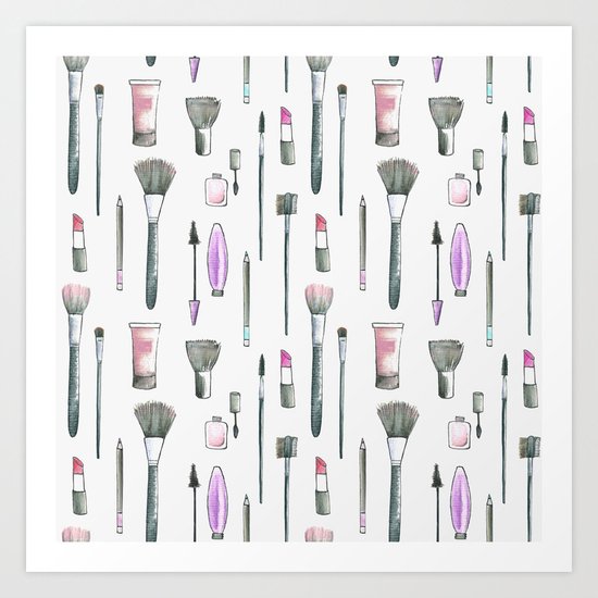MAKEUP Art Print