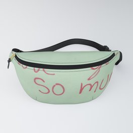USA - AUSTIN - I Love You So Much Fanny Pack | Iloveyou, Tx, Green, Coffeeshop, Red, Somuch, Jo, Usa, Coffee, Travel 