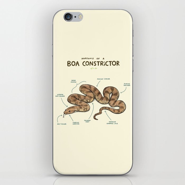 Anatomy of a Boa Constrictor iPhone Skin