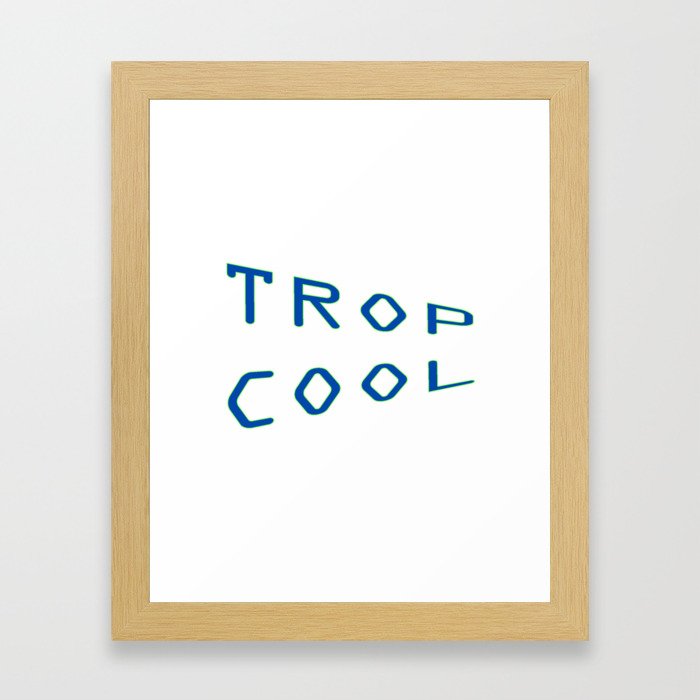 Trop Cool Framed Art Print
