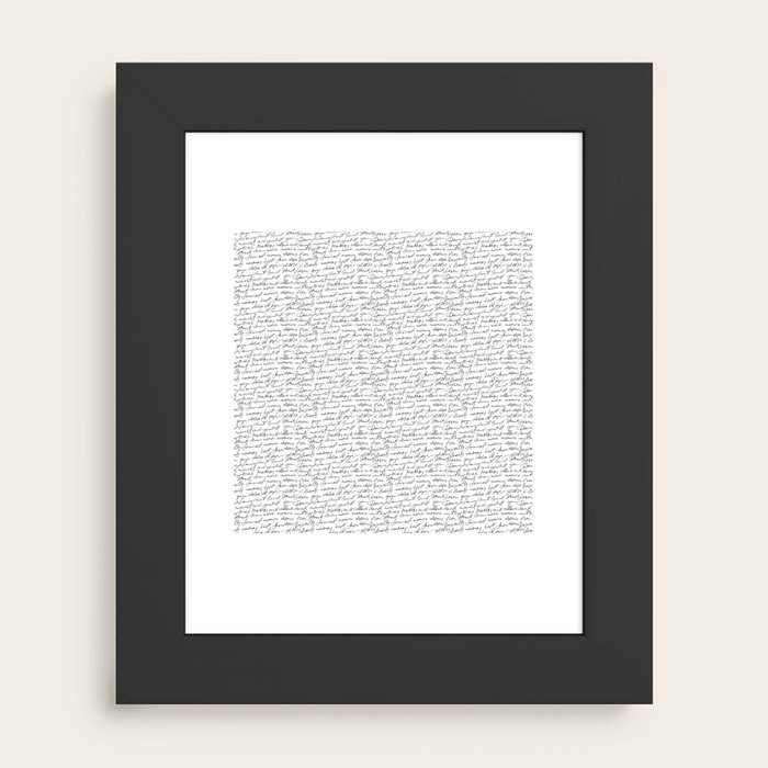 Framed Art Print