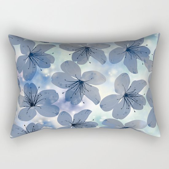 Floral Pattern C Rectangular Pillow