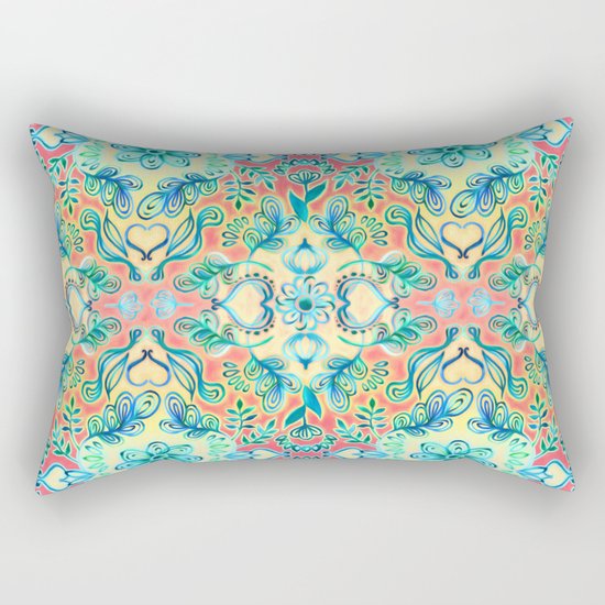 Summer Island Dreams Rectangular Pillow