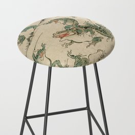 Battle of the Frogs Bar Stool