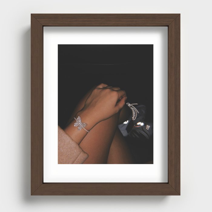 butterfly wrist Recessed Framed Print