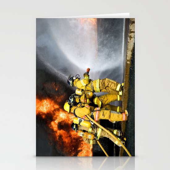 Firefighters Stationery Cards