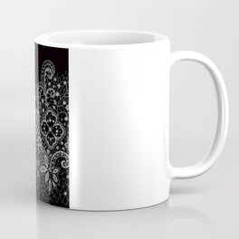 B&W Lace Coffee Mug