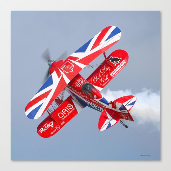 Stunt plane Canvas Print