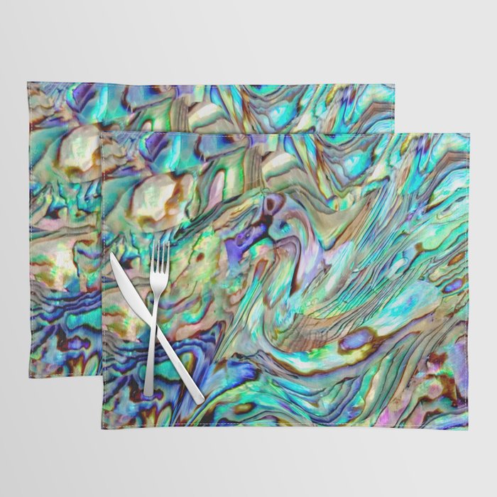 Gold Abalone Pearl Shell Placemat