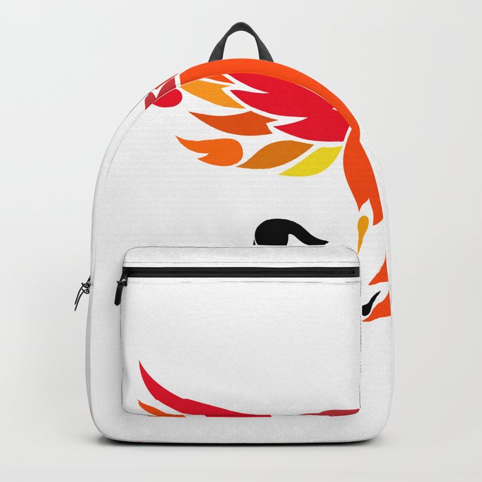 Phoenix With Scorpion Tail Icon Backpack