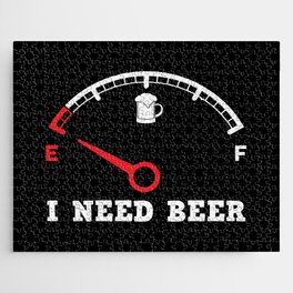 I Need Beer Funny Jigsaw Puzzle