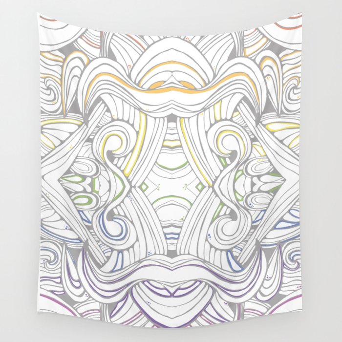 Tribal Latino Colored Wall Tapestry