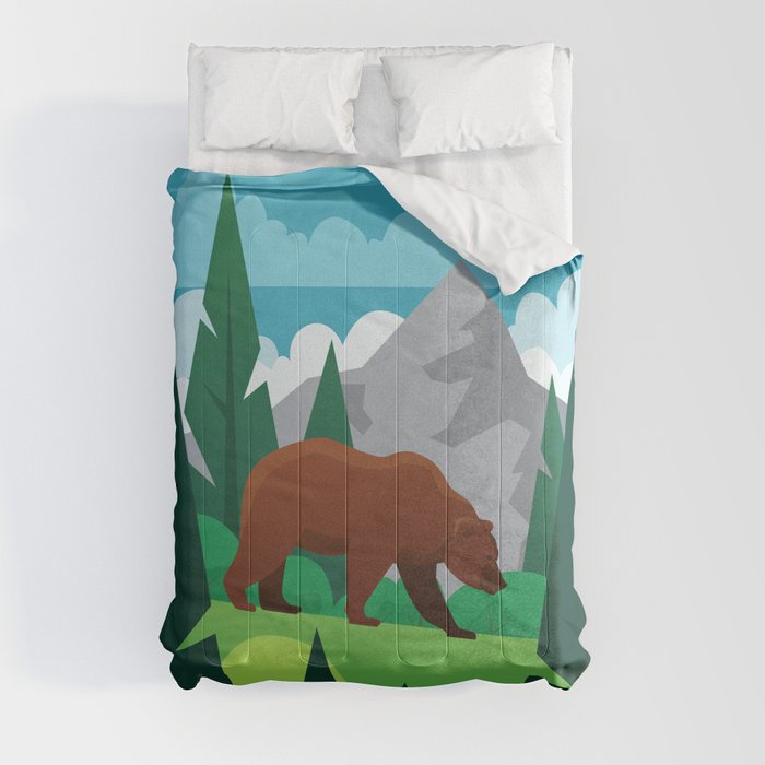 Forest Bear Comforter
