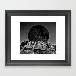 rising moon Framed Art Print