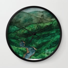 Rogue River Oregon landscape Wall Clock