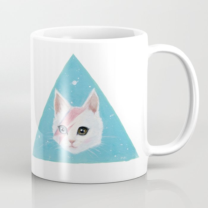 Bowie Kitten Coffee Mug By Lillypiri Society6 Bowie Kitten Coffee Mug