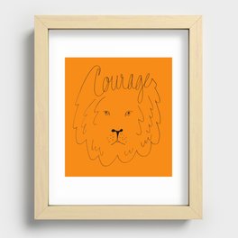 Courage Recessed Framed Print