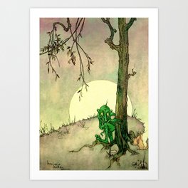 “The Gnome” by Marjorie Miller Art Print